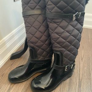 Michael Kors Black winter/spring boots.
